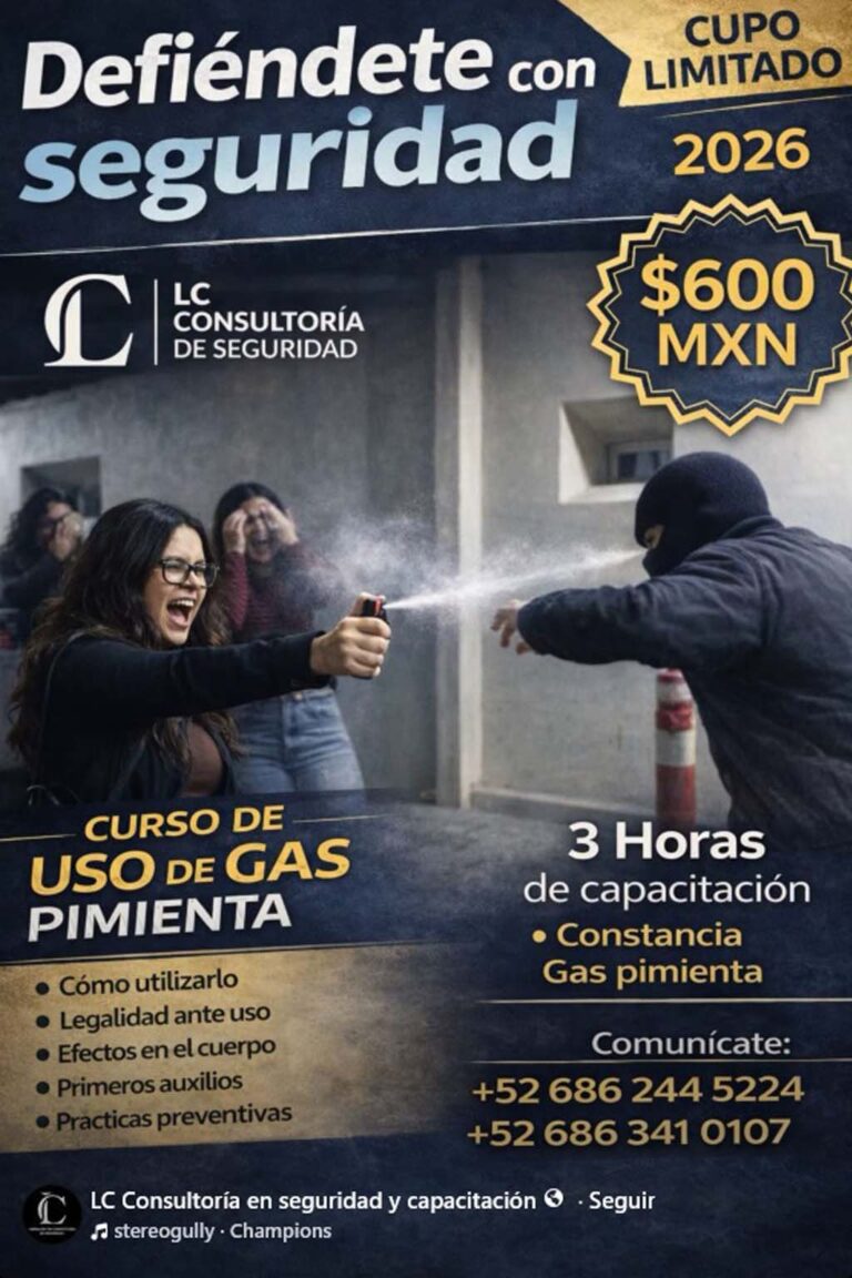 4 curso uso gas pimienta